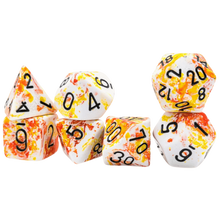 Chessex: Polyhedral 7-Die Set - Brush Sunrise/Black