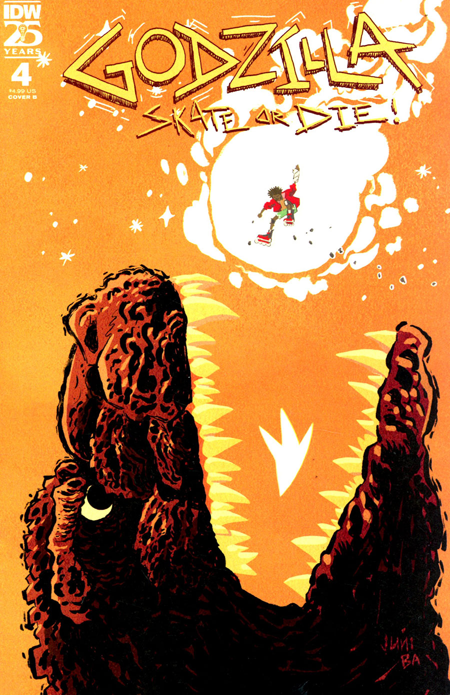 Godzilla: Skate Or Die #4 Variant B (Ba)