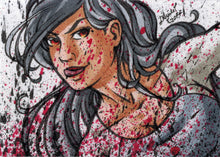 Zombies vs Cheerleaders Platinum 5finity 2011 Sketch Card by Nicole Goff V1