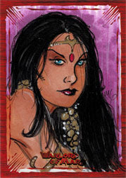 Warlord of Mars Sketch Card by Michael Griffith
