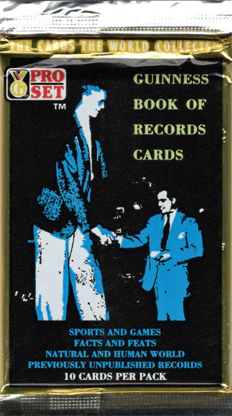 Pro Set 1992 Guinness Book Of Records Trading Card Pack