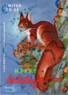 2023 5finity Happy Holidays Sketch Card by Grae Sundberg