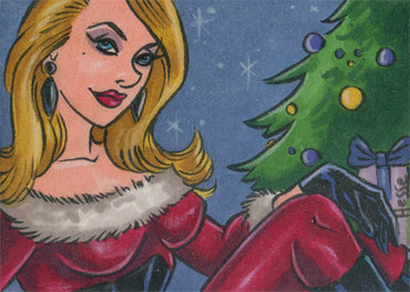 Holiday 2013 5finity Sketch Card by Erica Hesse of 50