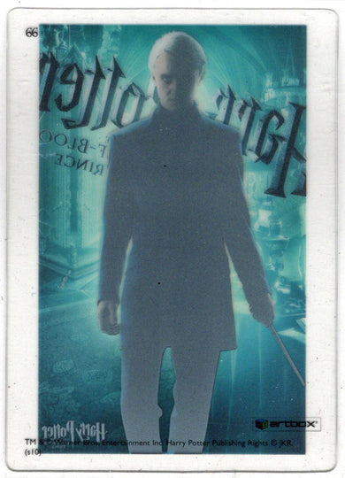Harry Potter Heroes And Villains Clear Acetate Chase Card 66 Draco Malfoy