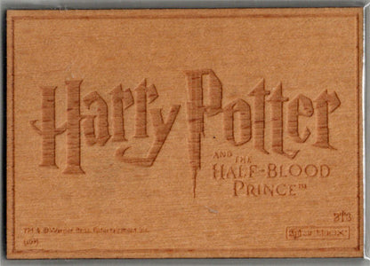 Harry Potter And The Half-Blood Prince Update Wooden Box Topper Card BT3