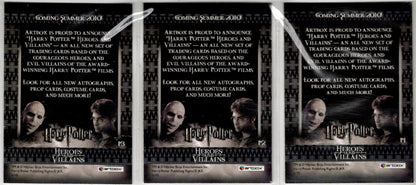 Harry Potter Heroes And Villains Three Card Promo Set P1-P3
