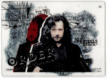 Harry Potter Heroes And Villains Clear Acetate Chase Card 62 Sirius Black