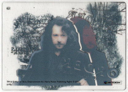 Harry Potter Heroes And Villains Clear Acetate Chase Card 62 Sirius Black
