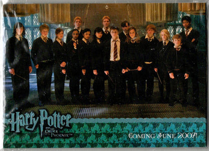 Harry Potter And The Order Of The Phoenix Blue Foil 4 Card Promo Set