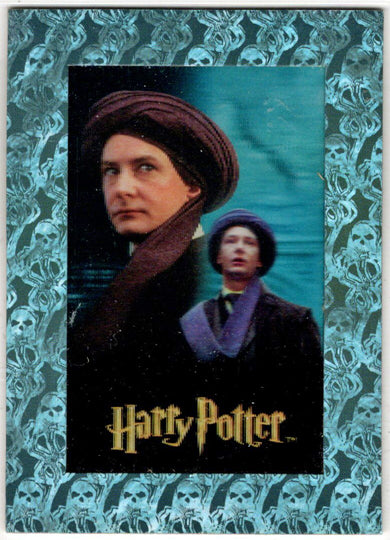 World of Harry Potter In 3D 1st Edition Lenticular Subset Card R1 Prof. Quirrell