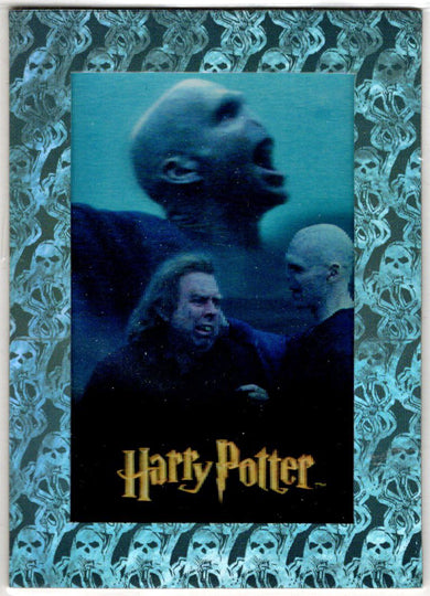 World of Harry Potter In 3D 1st Edition Lenticular Subset Card R5 Lord Voldemort