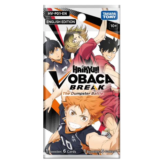 HAIKYU!! VOBACA!! BREAK TCG: VOLUME 1 BOOSTER PACK