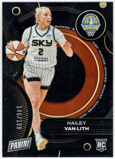 2025 Panini WNBA Player of the Day Orange Parallel Card HVL Hailey Van Lith /199