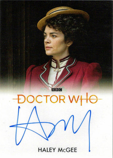 2022 Doctor Who Series 11 & 12 Haley McGee Full Bleed Autograph Card