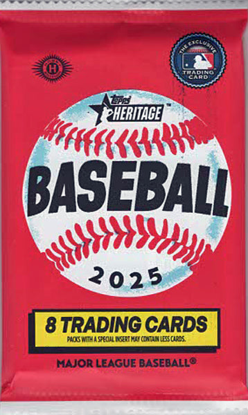 2025 Topps Heritage Baseball Hobby Pack