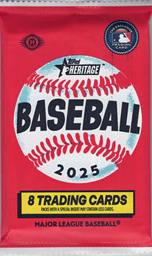 2025 Topps Heritage Baseball Hobby Pack