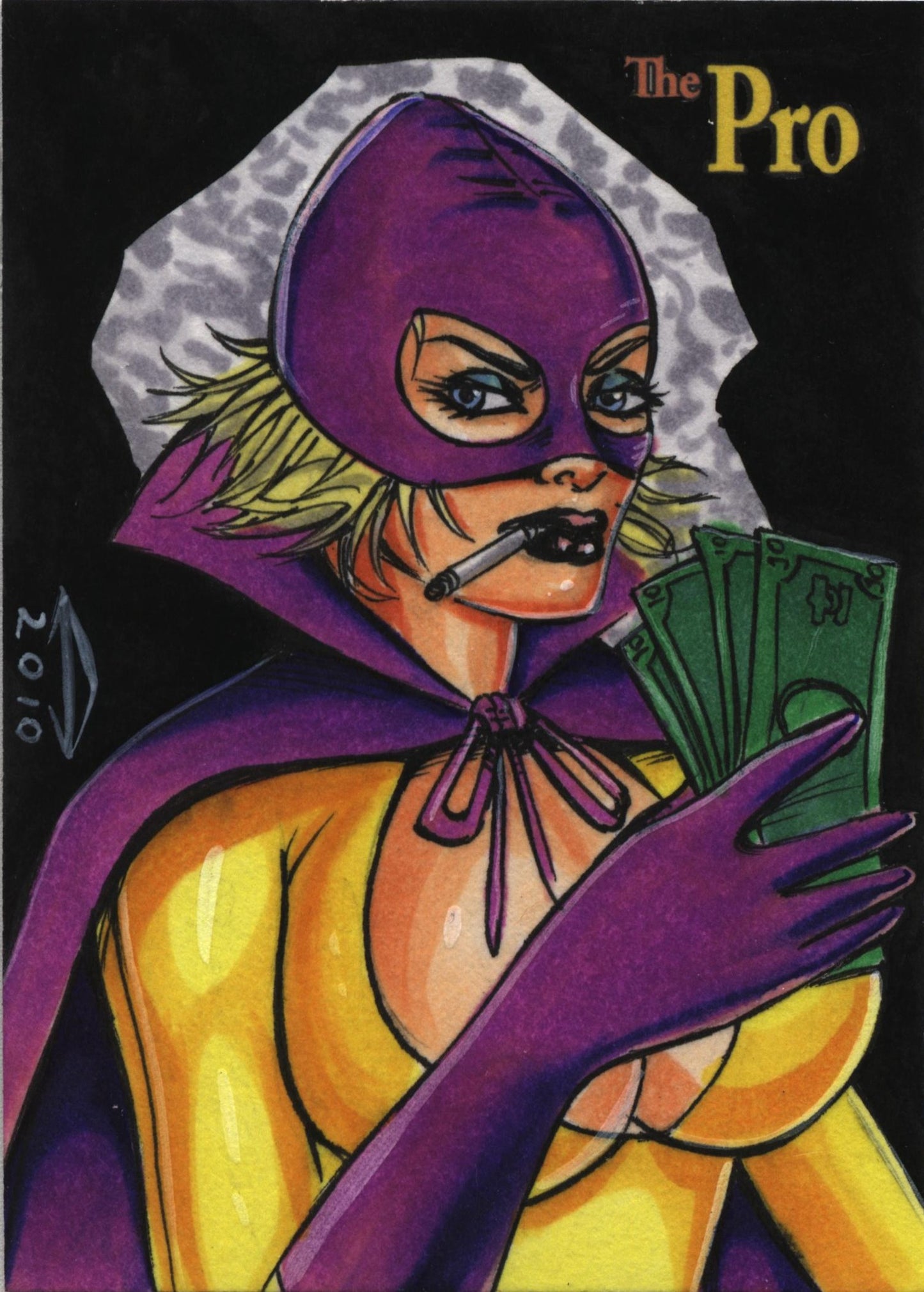 2010 5finity The Pro Factory DE Sketch Card by Anthony Hochrein