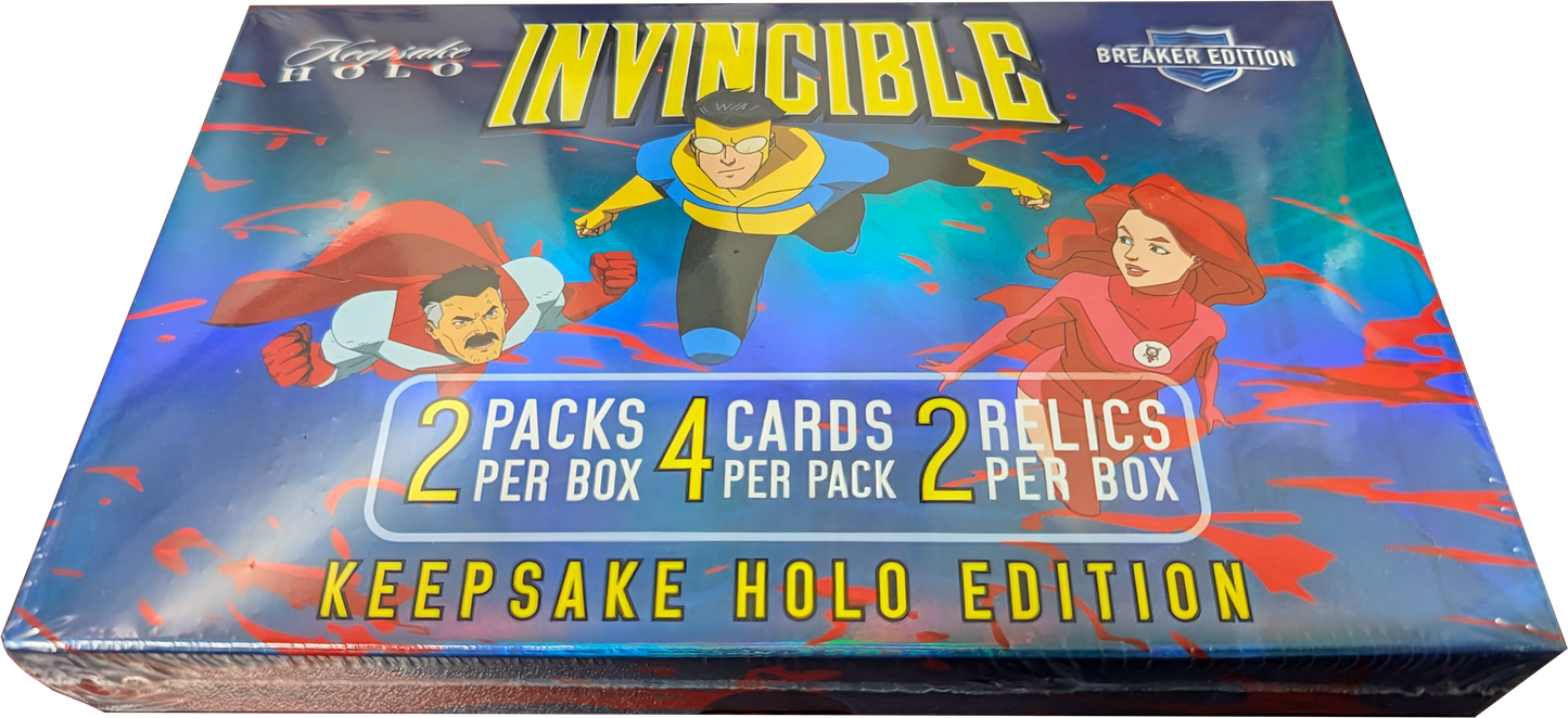 2025 Keepsake Invincible Season 1 Premiere Holo Breaker Edition Box