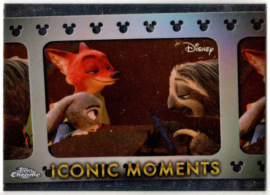 2025 Topps Chrome Disney Iconic Moments Insert Card IM-12 Navigating the DMV