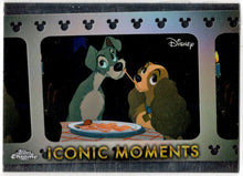 2025 Topps Chrome Disney Iconic Moments Insert Card IM-16 Bella Notte Spaghetti