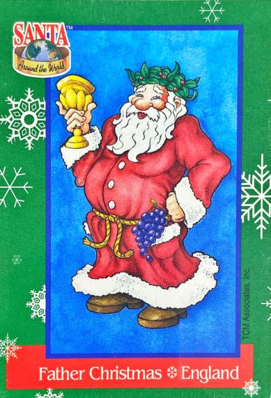 Santa From Around the World Complete 72 Card Basic Set