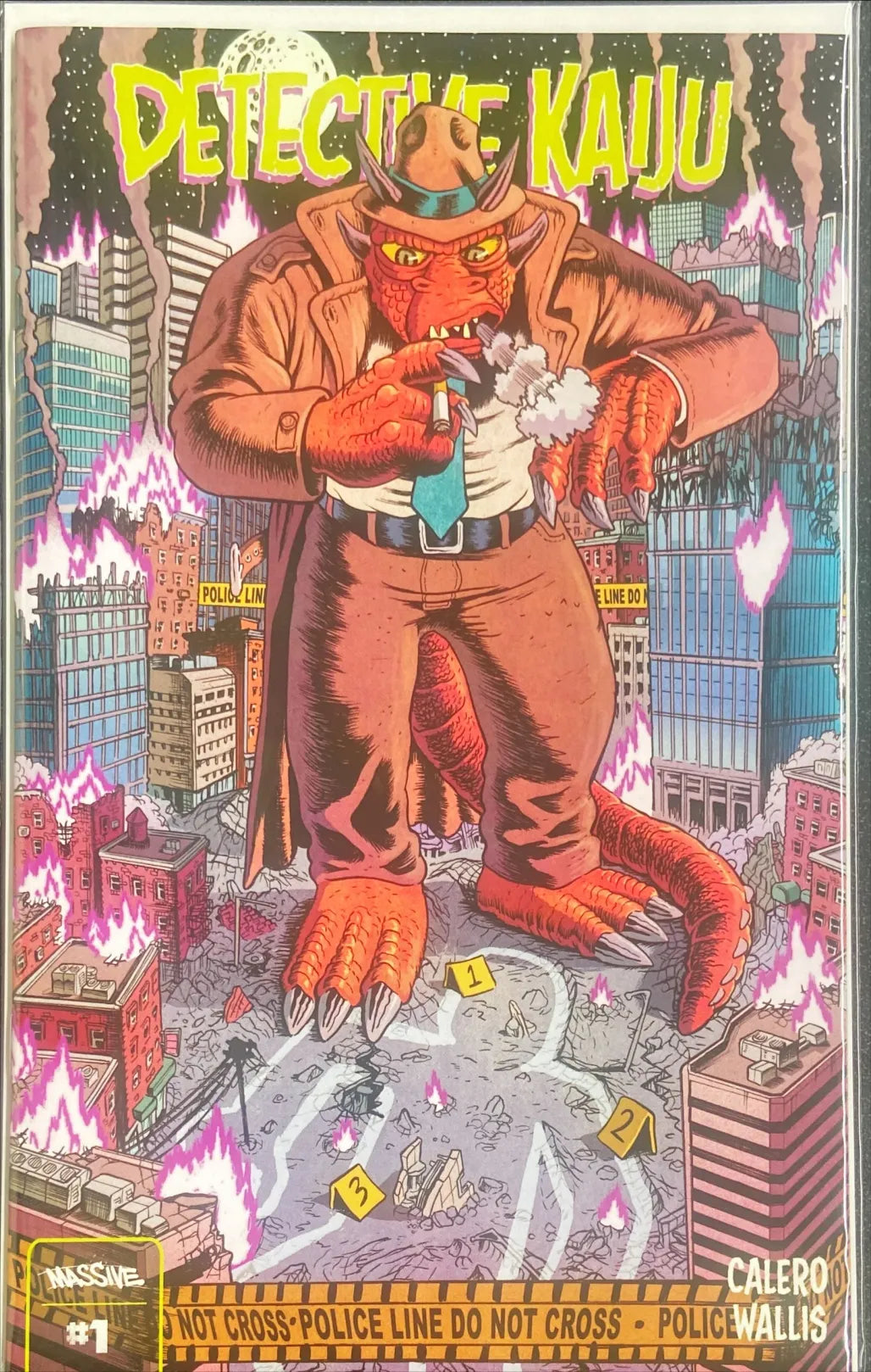 Detective Kaiju #1 (Of 4) Cover B Jake Smith Variant
