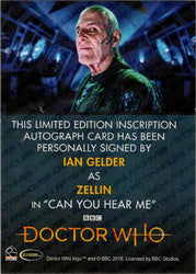 2022 Doctor Who Series 11 & 12 Ian Gelder Autograph Inscription Card