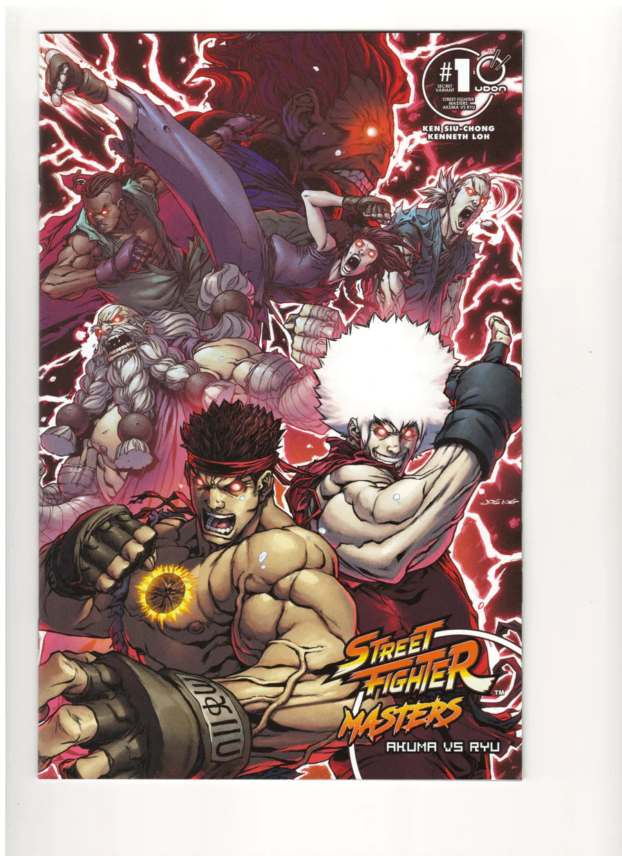 Street Fighter Masters: Akuma vs Ryu #1 Cover F Joe Ng Secret Variant Edition - One Per Store