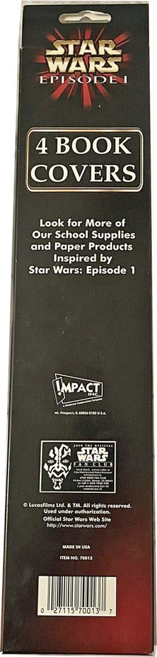 1999 Impact Star Wars Episode 1 Set of 4 Book Covers