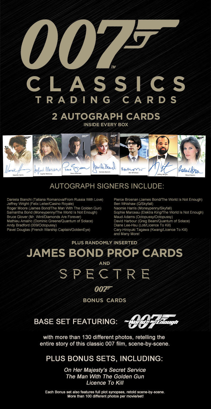 2016 Rittenhouse James Bond 007 Classics Hobby Box with 2 Autos