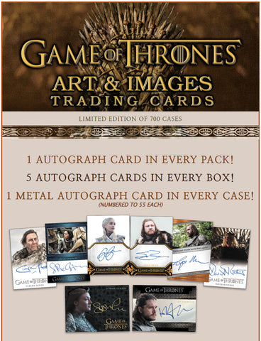 2023 Game of Thrones Art & Images Trading Cards - Box  **PRE-ORDER**