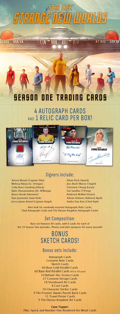 2023 Rittenhouse Star Trek Strange New Worlds Season 1 - Full Box