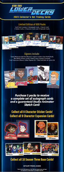 2023 Rittenhouse Star Trek Lower Decks Collector’s Set Premium Pack