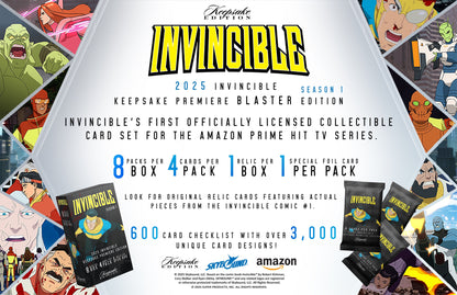 2025 Keepsake Invincible Season 1 Premiere Edition Blaster Box