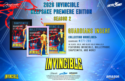 2026 Keepsake Invincible Season 2 Premiere Hobby Edition Box