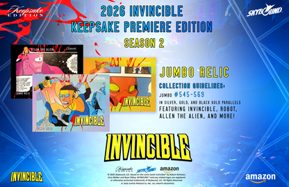 2026 Keepsake Invincible Season 2 Premiere Hobby Edition Box