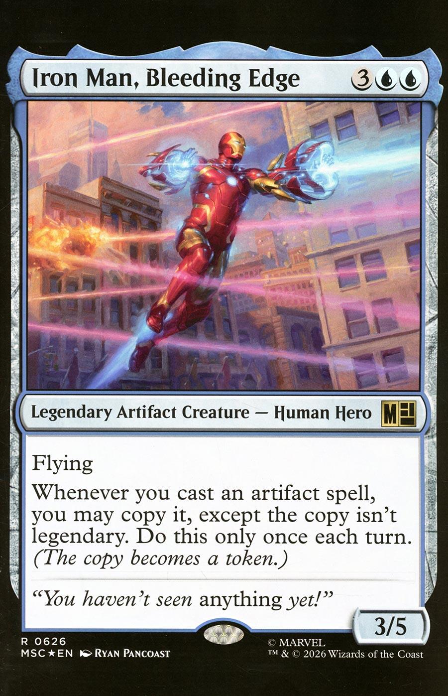 Iron Man #6 Classified Artist Magic: The Gathering Variant