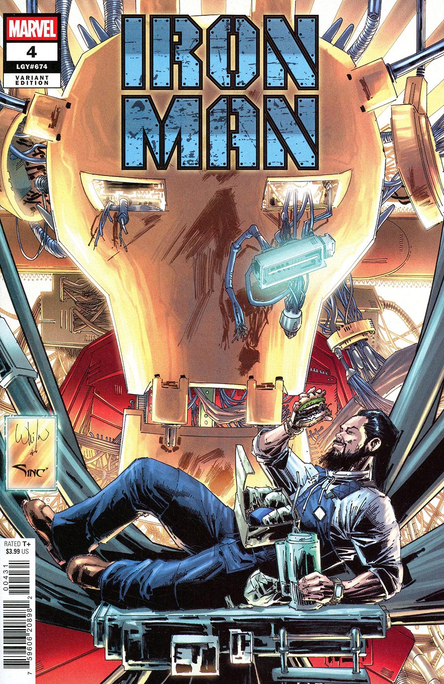 Iron Man #4 Whilce Portacio Variant