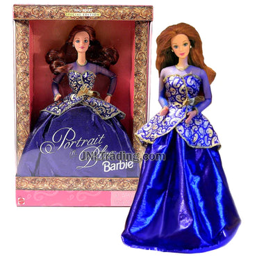 1997 Mattel Walmart Special Edition Portrait in Blue Barbie Doll (Pre-Owned, Opened Box)