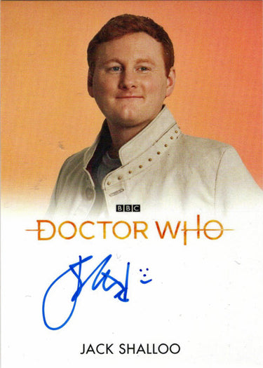 2022 Doctor Who Series 11 & 12 Jack Shalloo Full Bleed Autograph Card