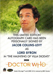 2022 Doctor Who Series 11 & 12 Jacob Collins-Levy Full Bleed Autograph Card