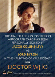 2022 Doctor Who Series 11 & 12 Jacob Collins-Levy Autograph Inscription Card