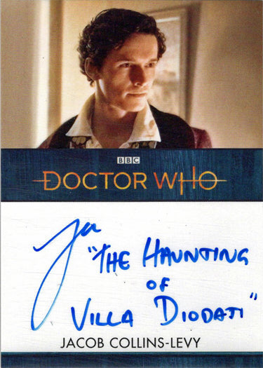 2022 Doctor Who Series 11 & 12 Jacob Collins-Levy Autograph Inscription Card