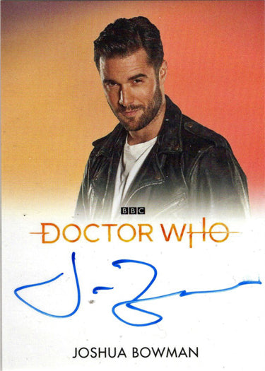 2022 Doctor Who Series 11 & 12 Joshua Bowman Full Bleed Autograph Card