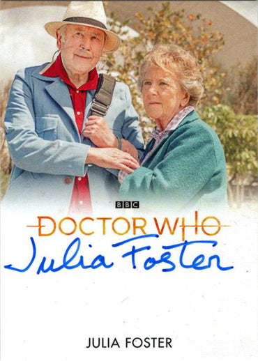 2022 Doctor Who Series 11 & 12 Julia Foster Full Bleed Autograph Card