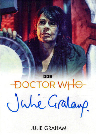 2022 Doctor Who Series 11 & 12 Julie Graham Full Bleed Autograph Card