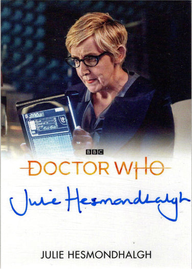 2022 Doctor Who Series 11 & 12 Julie Hesmondhalgh Full Bleed Autograph Card