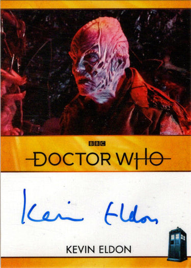 2022 Doctor Who Series 11 & 12 Kevin Eldon Bordered Autograph Card