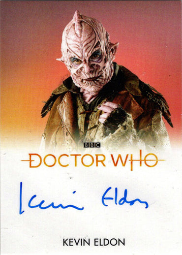 2022 Doctor Who Series 11 & 12 Kevin Eldon Full Bleed Autograph Card