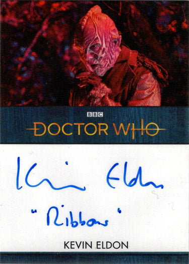 2022 Doctor Who Series 11 & 12 Kevin Eldon Autograph Inscription Card